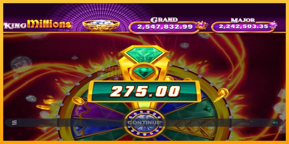 Rising Rewards King Millions машина за игри за пари, слика 4