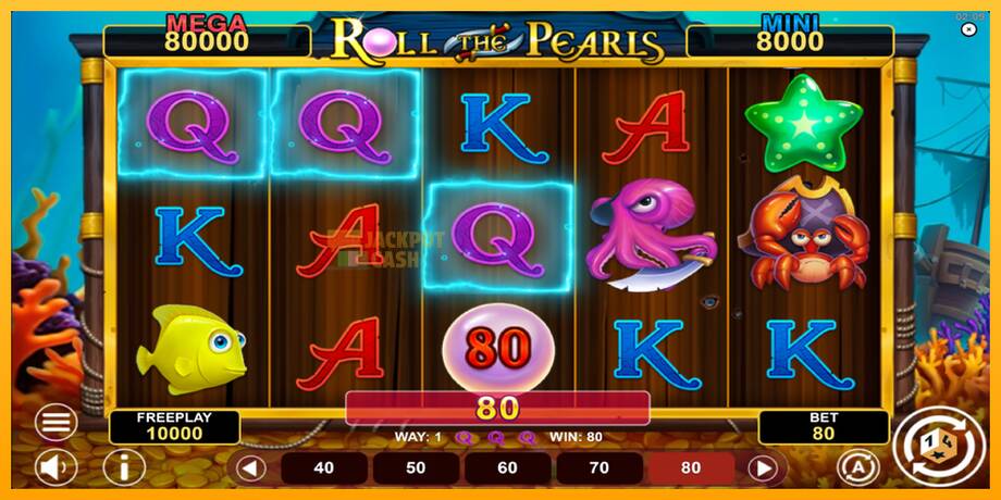 Roll The Pearls Hold & Win машина за игри за пари, слика 3