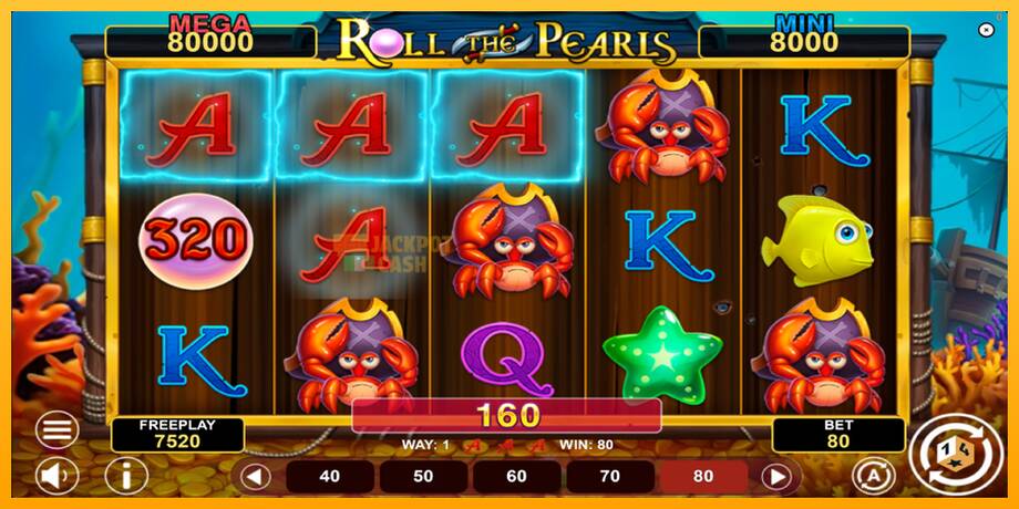 Roll The Pearls Hold & Win машина за игри за пари, слика 4