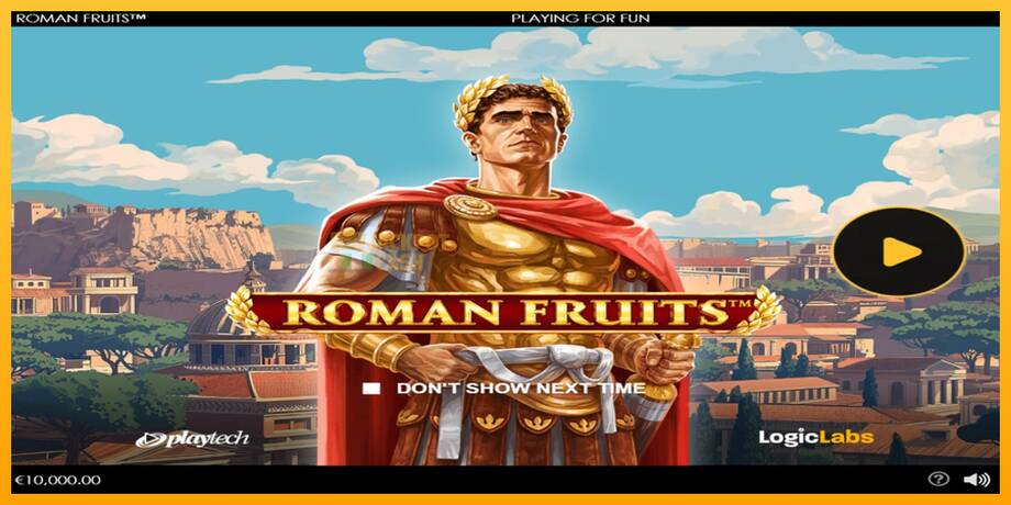 Roman Fruits машина за игри за пари, слика 1