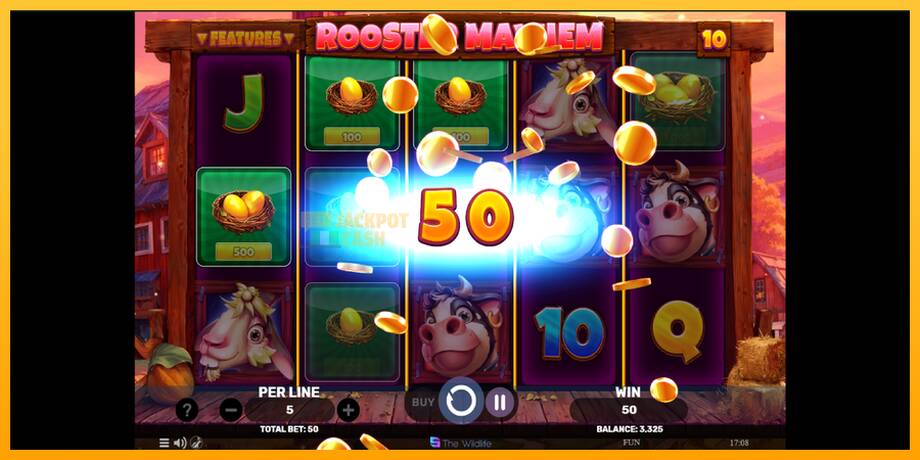 Rooster Mayhem машина за игри за пари, слика 4