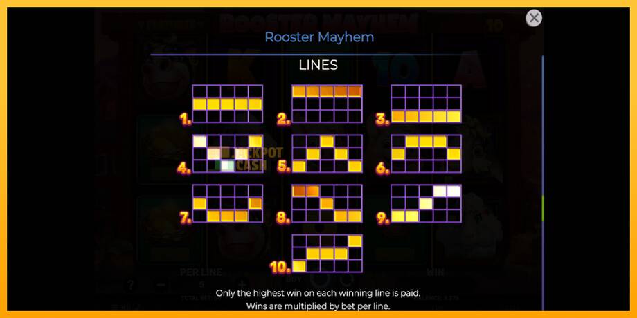 Rooster Mayhem машина за игри за пари, слика 7