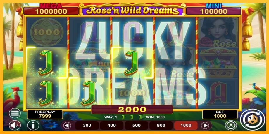 Rose’n Wild Dreams Hold & Win машина за игри за пари, слика 3