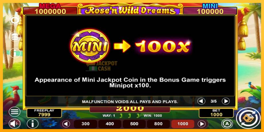 Rose’n Wild Dreams Hold & Win машина за игри за пари, слика 6