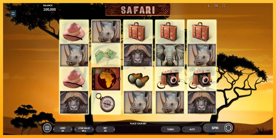 Safari машина за игри за пари, слика 1