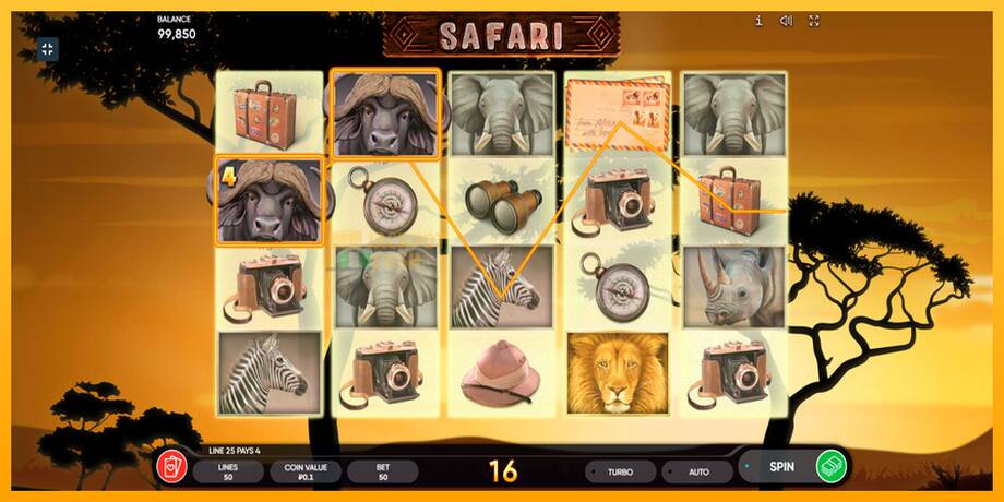 Safari машина за игри за пари, слика 2