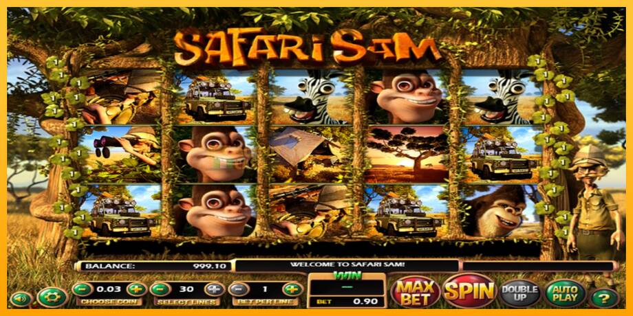 Safari Sam машина за игри за пари, слика 2