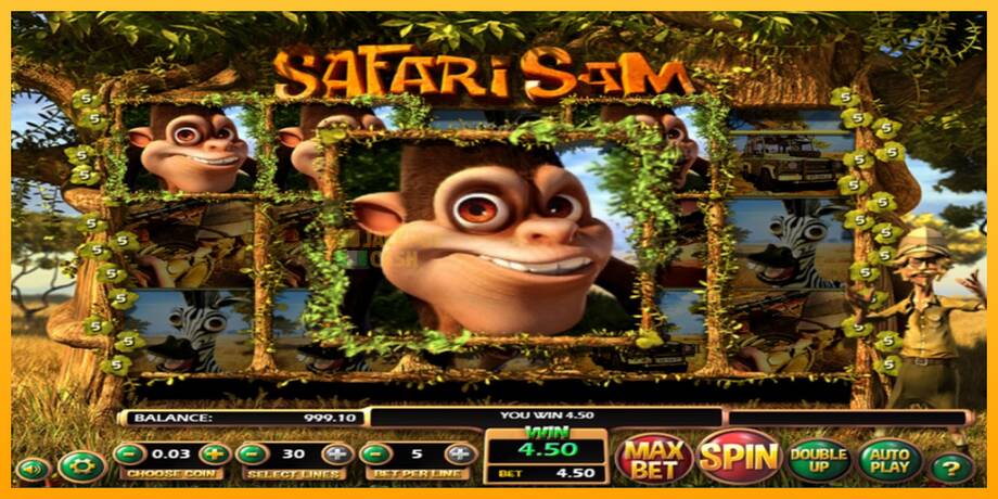 Safari Sam машина за игри за пари, слика 3