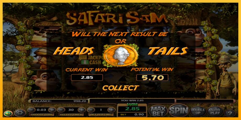 Safari Sam машина за игри за пари, слика 4