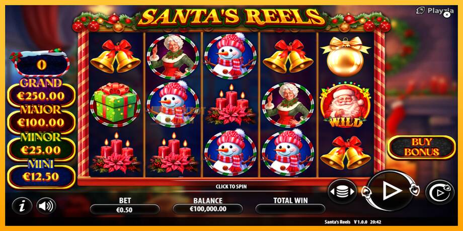 Santas Reels машина за игри за пари, слика 2