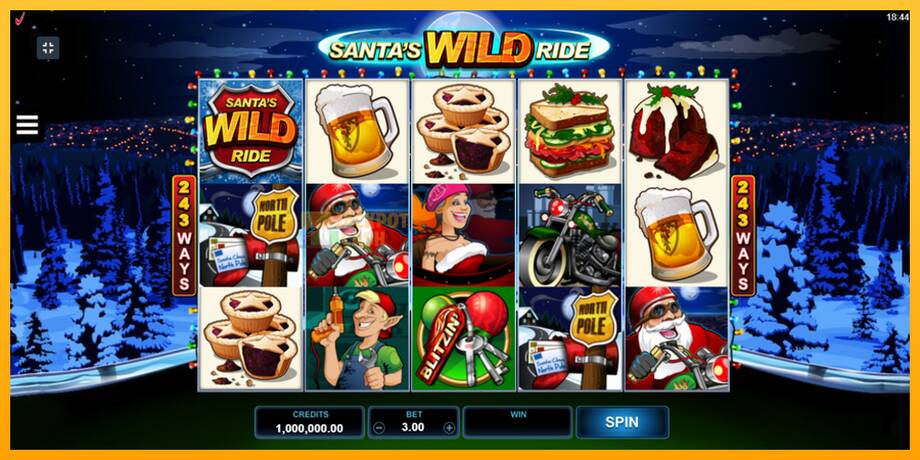 Santas Wild Ride машина за игри за пари, слика 2