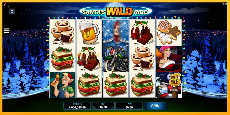 Santas Wild Ride машина за игри за пари, слика 3