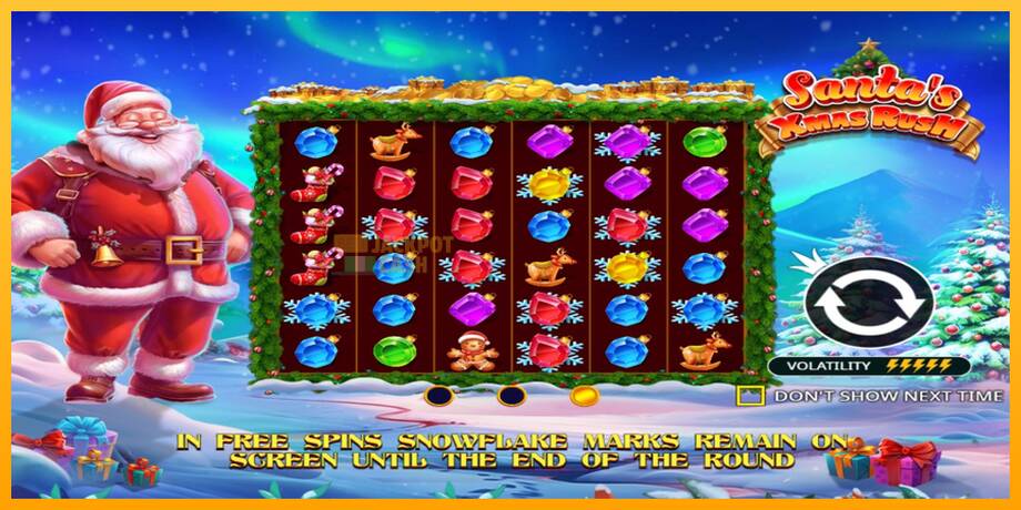 Santas Xmas Rush машина за игри за пари, слика 1