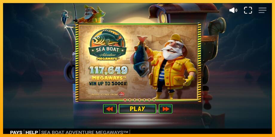 Sea Boat Adventure Megaways машина за игри за пари, слика 1