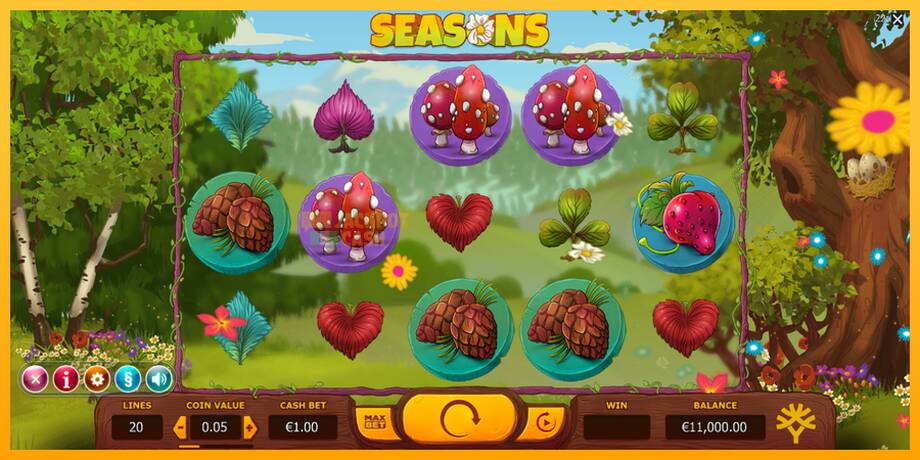 Seasons машина за игри за пари, слика 2