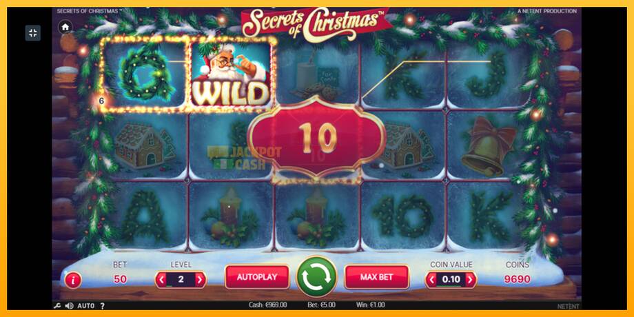 Secrets of Christmas машина за игри за пари, слика 4