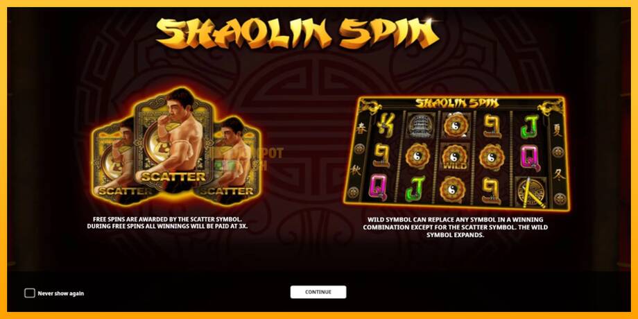 Shaolin Spin машина за игри за пари, слика 1