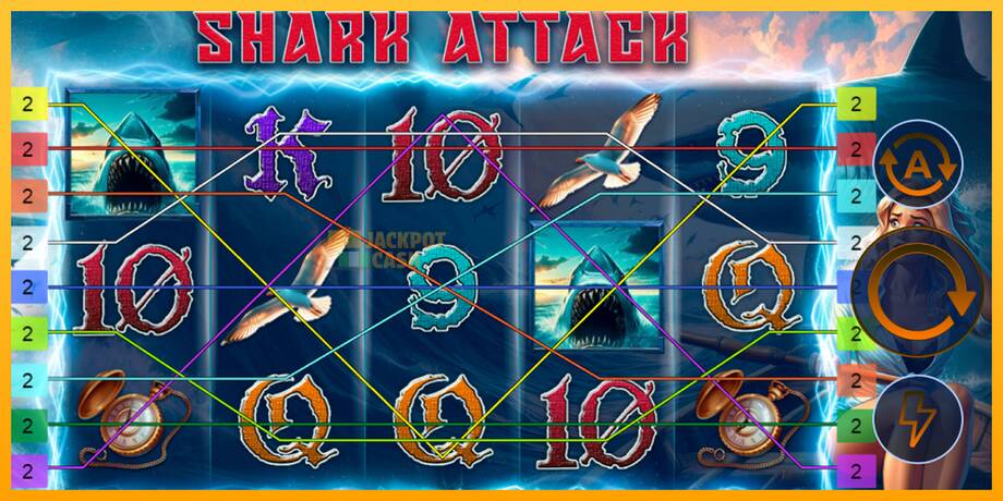 Shark Attack машина за игри за пари, слика 2