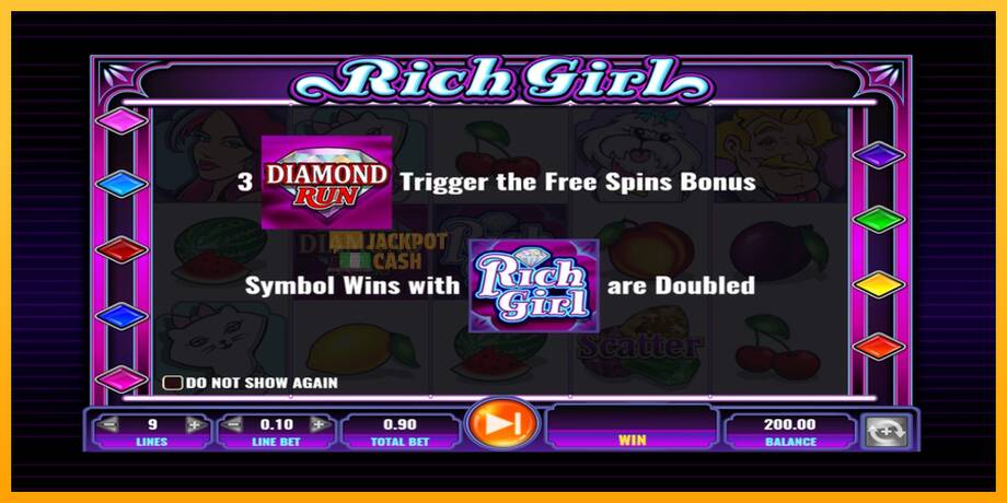 She’s a Rich Girl машина за игри за пари, слика 1