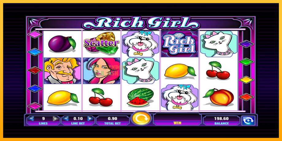 She’s a Rich Girl машина за игри за пари, слика 2