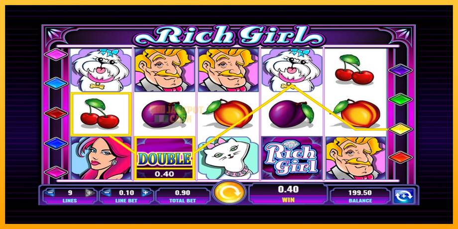 She’s a Rich Girl машина за игри за пари, слика 3