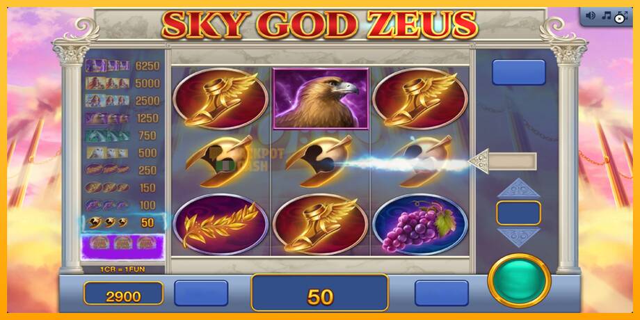 Sky God Zeus 3x3 машина за игри за пари, слика 4