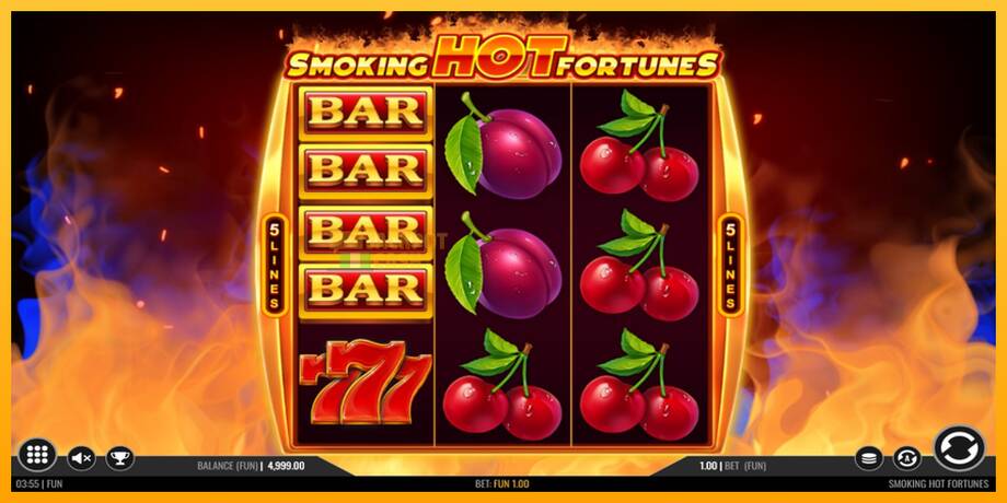 Smoking Hot Fortunes машина за игри за пари, слика 1