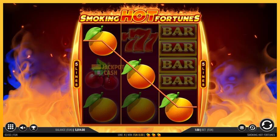 Smoking Hot Fortunes машина за игри за пари, слика 2