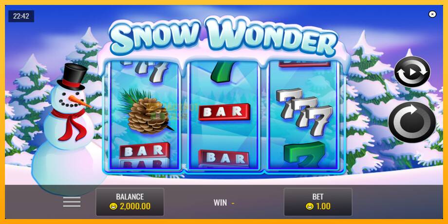 Snow Wonder машина за игри за пари, слика 1