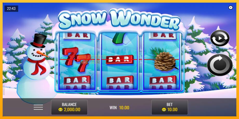 Snow Wonder машина за игри за пари, слика 2