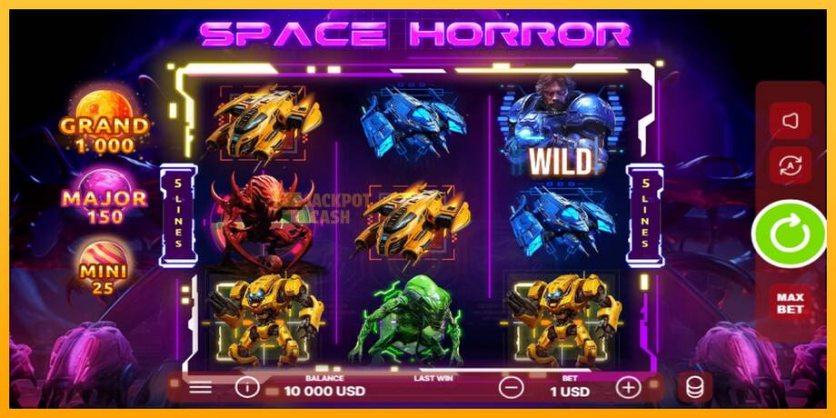 Space Horror машина за игри за пари, слика 1