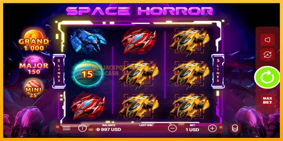 Space Horror машина за игри за пари, слика 2