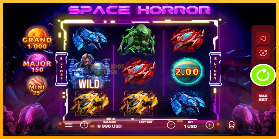 Space Horror машина за игри за пари, слика 3