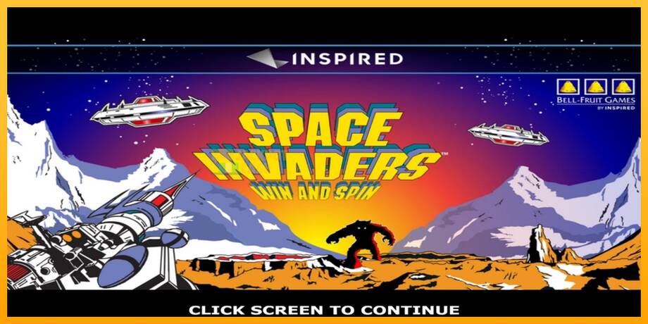 Space Invaders Win and Spin машина за игри за пари, слика 1