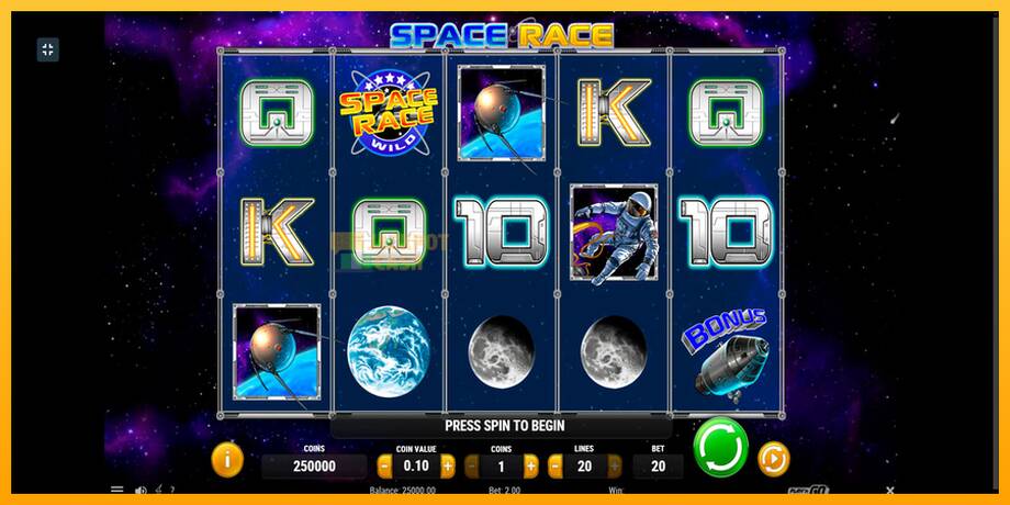 Space Race машина за игри за пари, слика 1