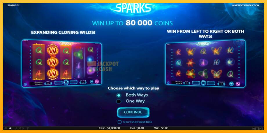 Sparks машина за игри за пари, слика 1