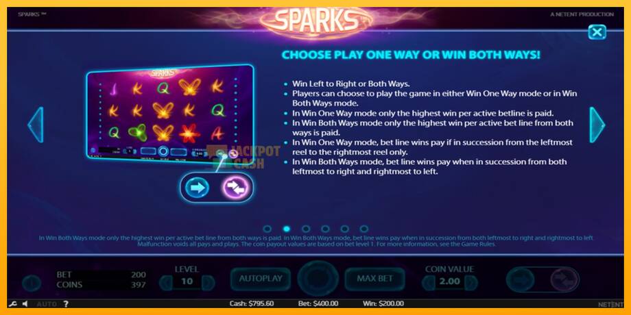 Sparks машина за игри за пари, слика 5