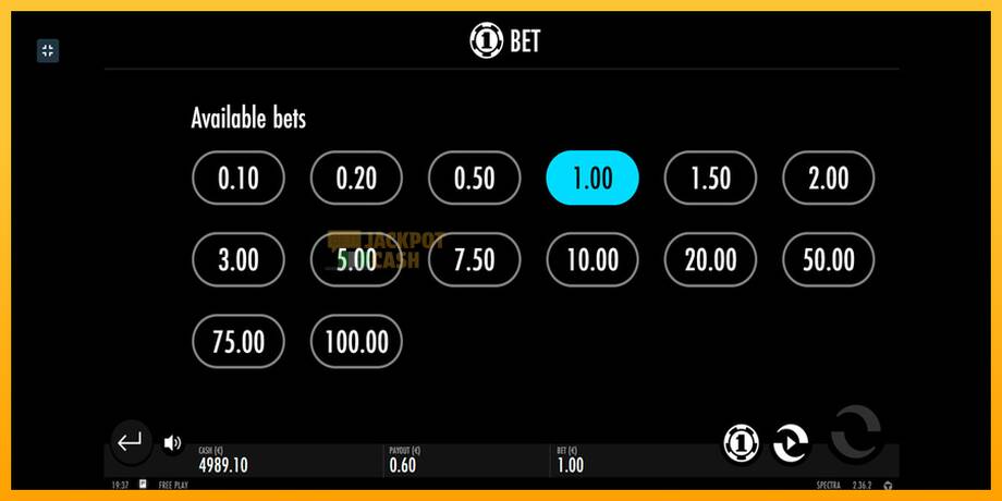 Spectra машина за игри за пари, слика 7