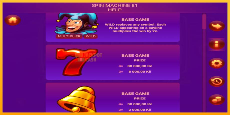 Spin Machine 81 машина за игри за пари, слика 3