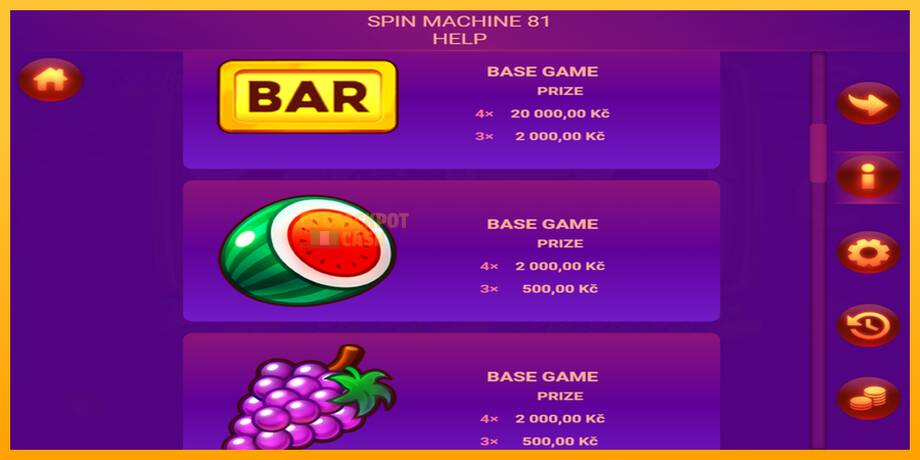 Spin Machine 81 машина за игри за пари, слика 4