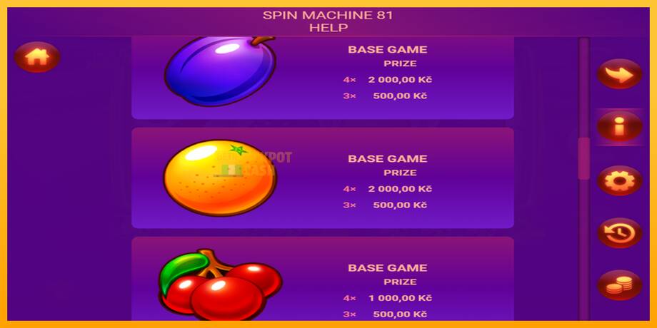 Spin Machine 81 машина за игри за пари, слика 5