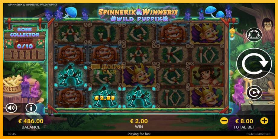 Spinnerix & Winnerix: Wild Puppix машина за игри за пари, слика 3