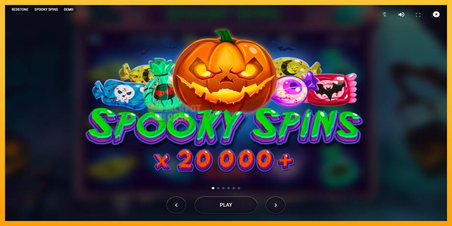 Spooky Spins машина за игри за пари, слика 1