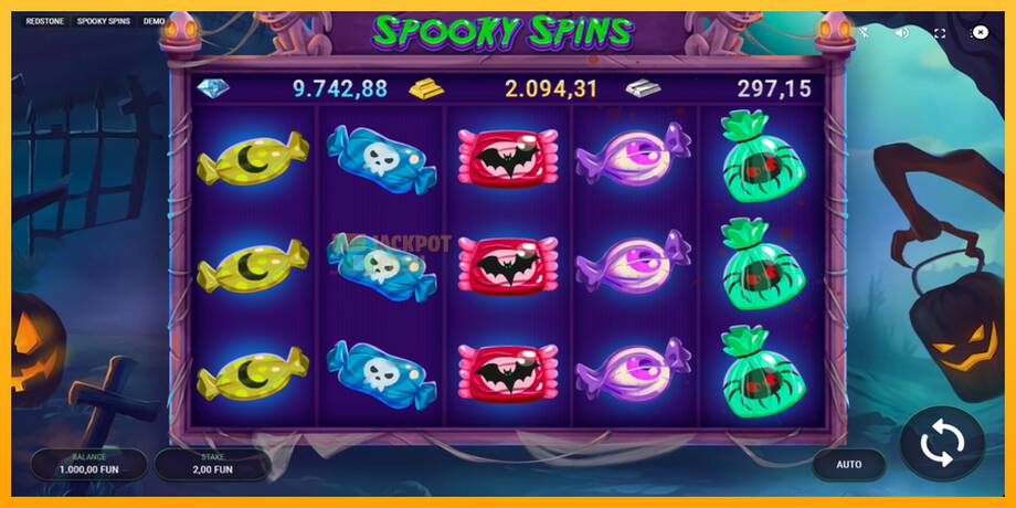 Spooky Spins машина за игри за пари, слика 2