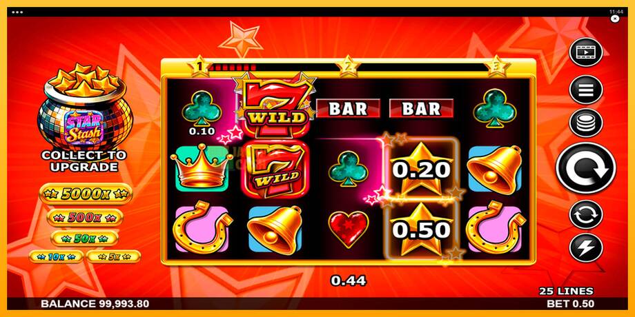 Star Stash Wild 7s машина за игри за пари, слика 4