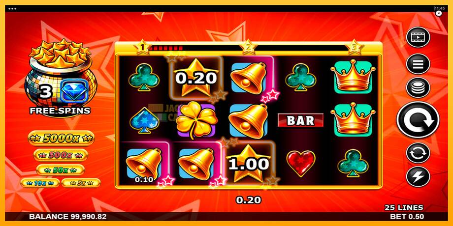 Star Stash Wild 7s машина за игри за пари, слика 5