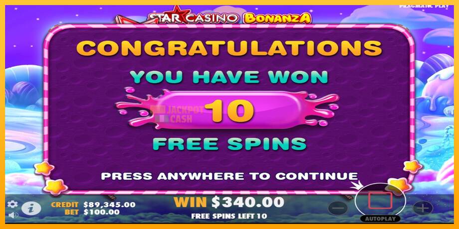 Starcasino Bonanza машина за игри за пари, слика 4