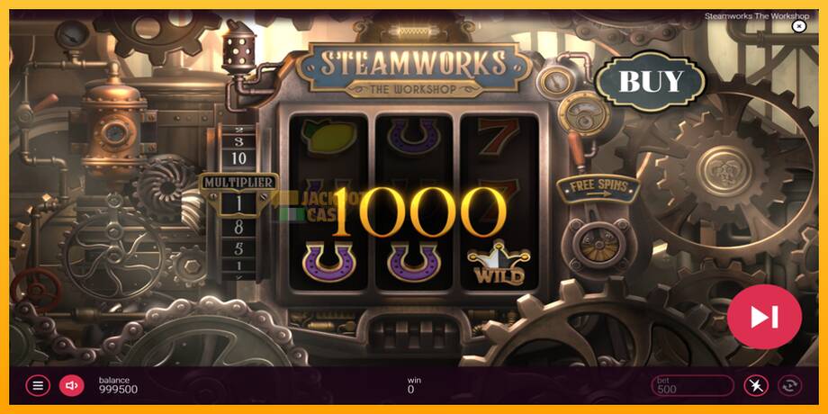 Steamworks - The Workshop машина за игри за пари, слика 3