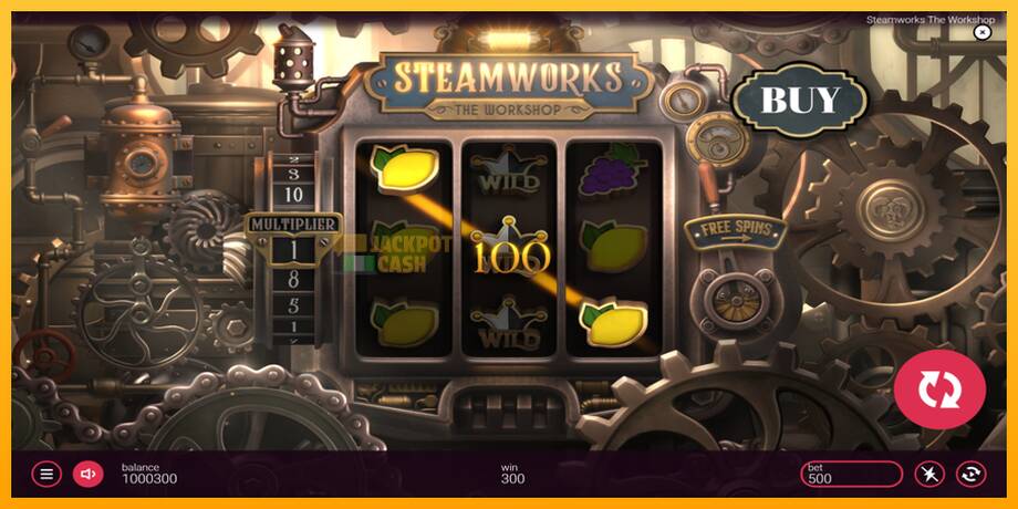 Steamworks - The Workshop машина за игри за пари, слика 4