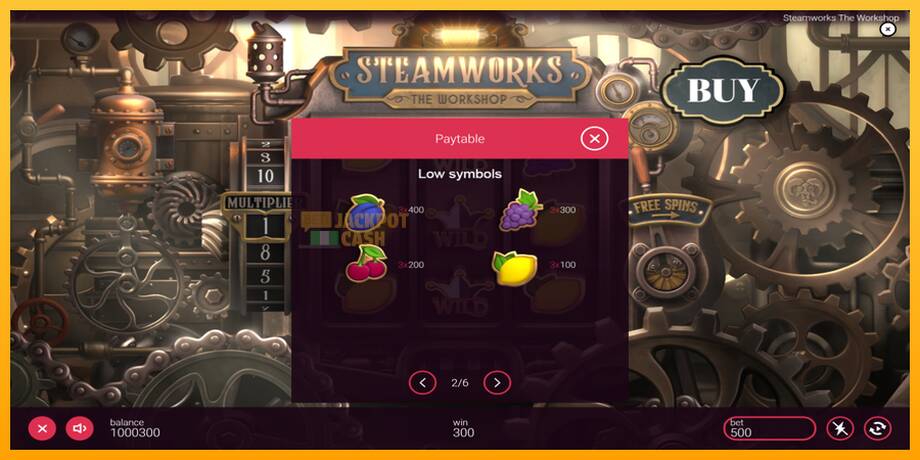 Steamworks - The Workshop машина за игри за пари, слика 6